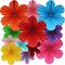12 PCS Paper Flowers Fans Mexican Party Decorations (Mexican)